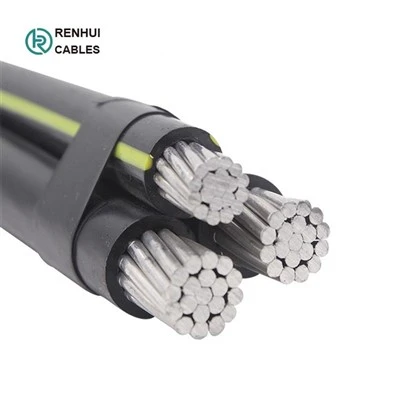 0.6/1kv Aerial Bunted Service Drop Wire Abc-kabel for Sør-Afrika